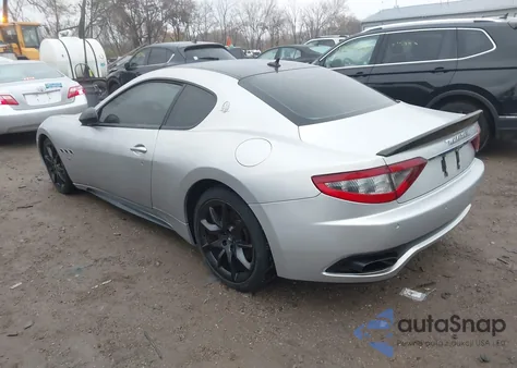 2013 Maserati Granturismo Mc/Sport from USA, damaged, VIN ZAM45VLAXD0067176